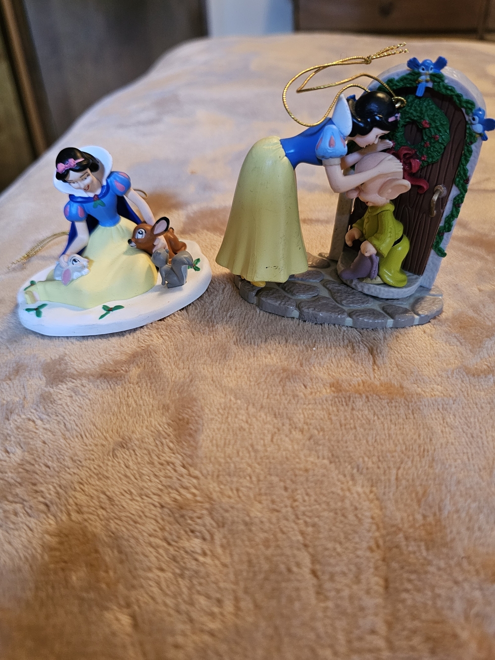 Disney Snow White Yellow Blue Red and Black Holiday‎ Ornaments